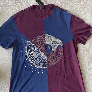 Versace Men's Dual-Tone Medusa T-Shirt